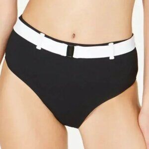 Volcom "Simply Rib Retro" belted Bikini Bottoms
